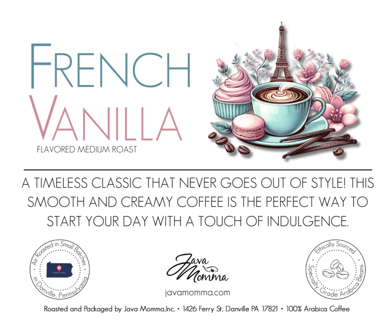 French Vanilla Flavored Coffee: Auto Drip / Regular / 1/2 pound