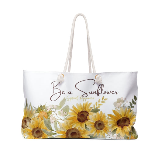 Be a Sunflower Weekender Bag